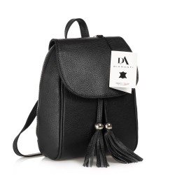 Rucsac dama din piele naturala DiAmanti Giuseppe Nero